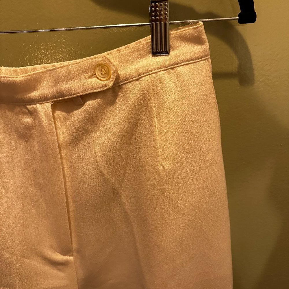 Vintage cream wool pant